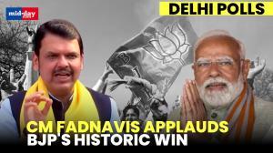 CM Fadnavis Hails BJP's Historic Delhi Victory - Watch video