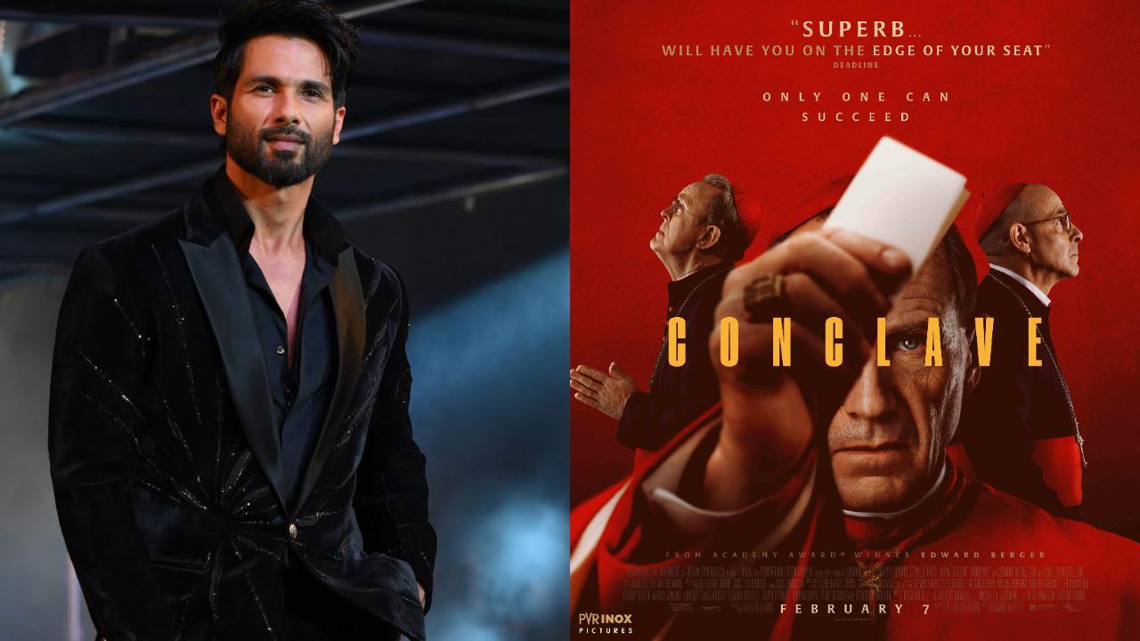 Shahid Kapoor praises multi-Oscar nominated film 'Conclave' 