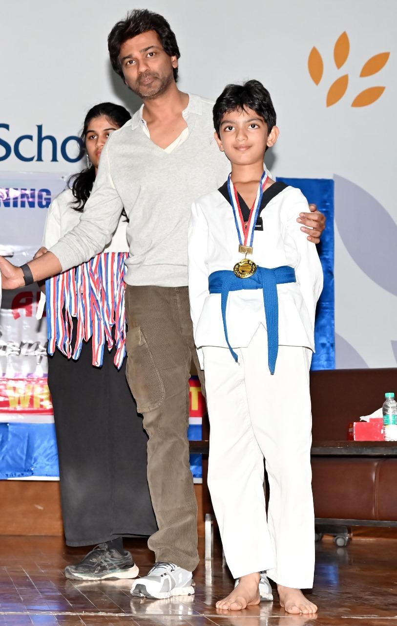 Nikhil Dwivedi also attended the annual ceremony of Kiran’s Taekwondo Training Academy