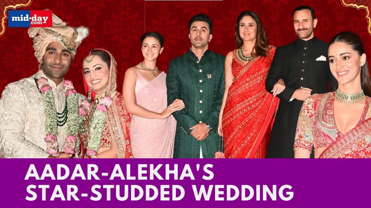 From Kareena-Saif to Ranbir-Alia, Stars Shine at Aadar Jain-Alekha’s Wedding