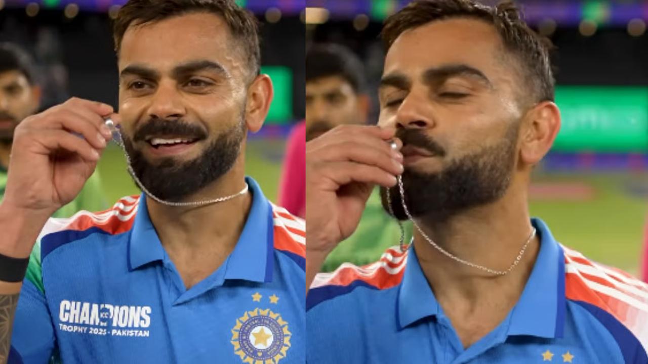 On Sunday, as Virat celebrated his century and India’s victory against Pakistan, he was seen kissing his wedding ring, which he wears as a locket. Though Anushka was not present at the stadium, his touching tribute reaffirmed their deep connection. However, this was not the first time he had displayed this heartfelt gesture