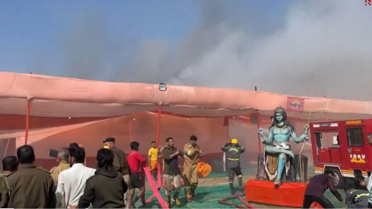 Maha Kumbh 2025: Fire breaks out in Prayagraj; watch video