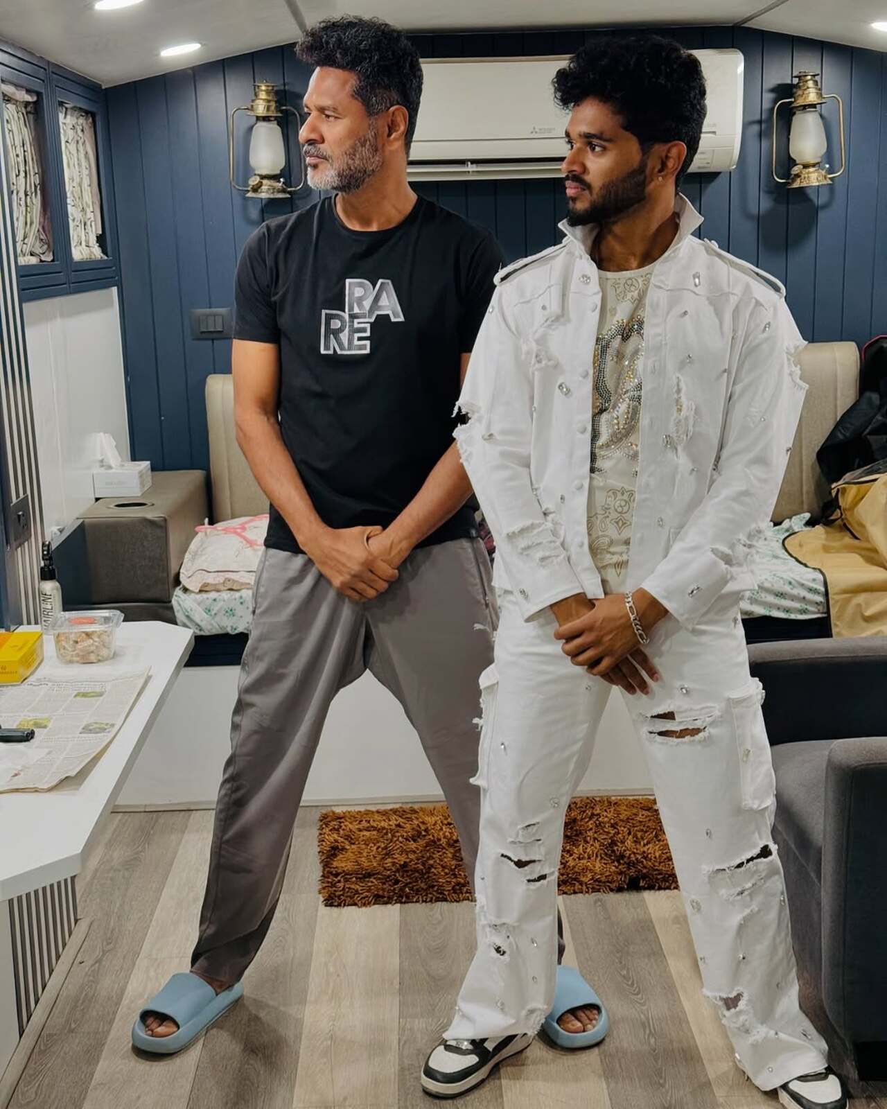 Dancer and filmmaker Prabhu Deva recently introduced his young son Rishi to the world
