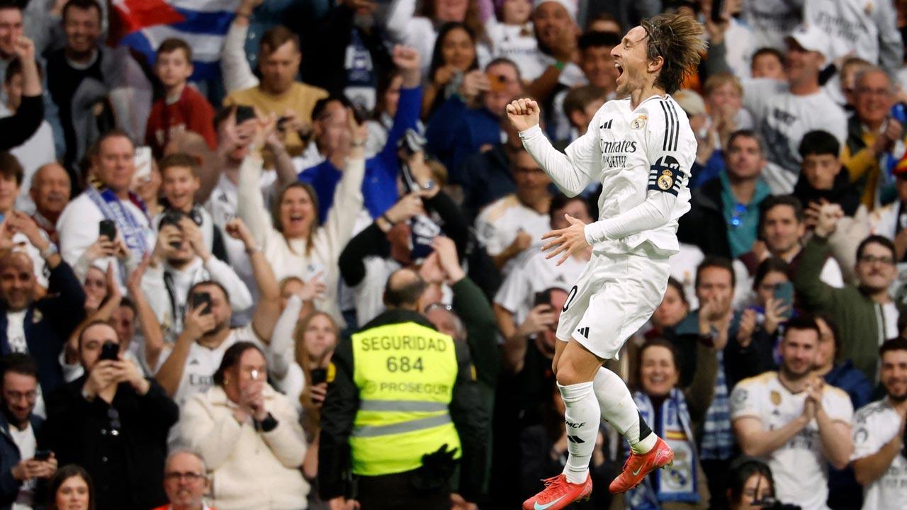 La Liga: Luka Modric hits rocket as Real Madrid beat Girona