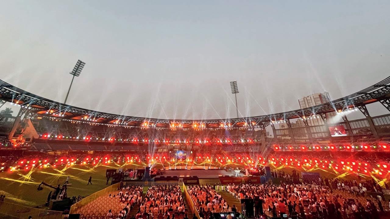 Wankhede Stadium’s grand celebration marking its 50th anniversary on January 19. Pic/Atul Kamble