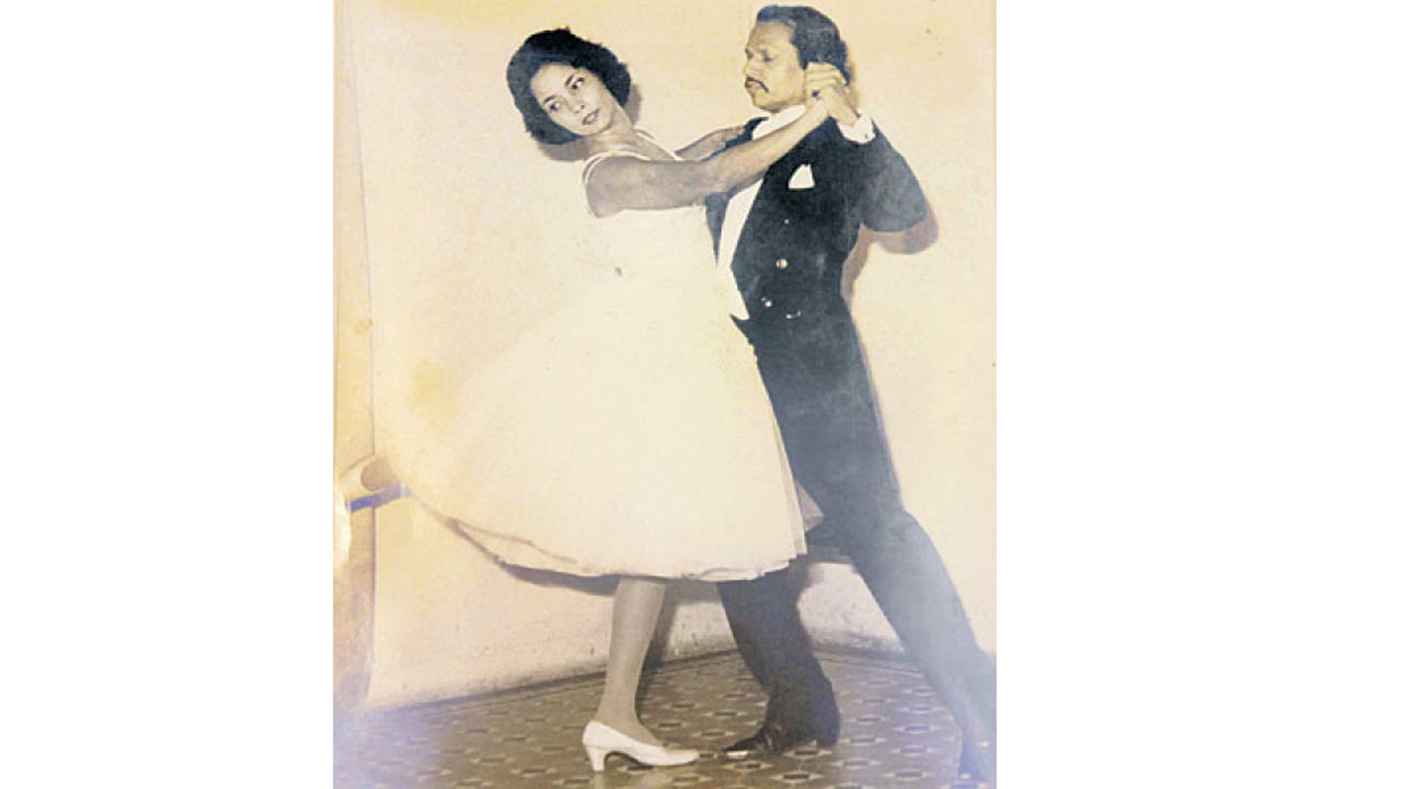 JJ Rodriguez and his wife Dorothy in their Colaba dance school. File pic