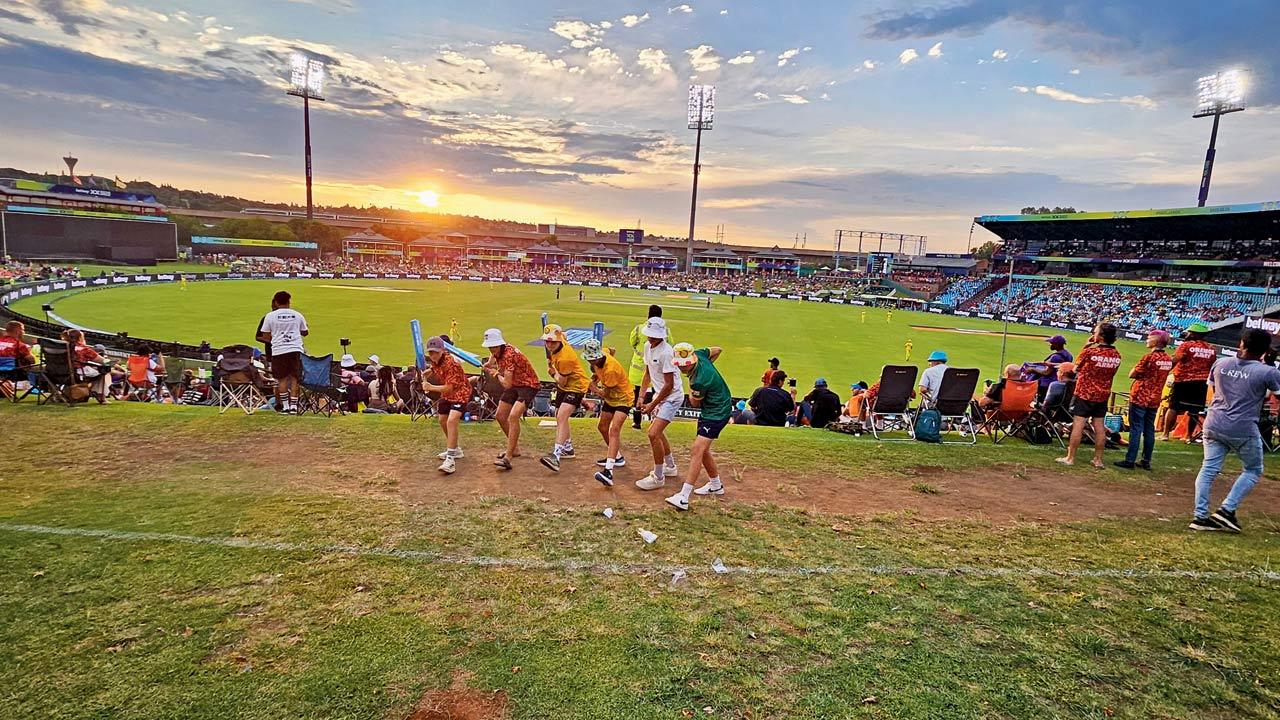 Kids showcase their batting skills