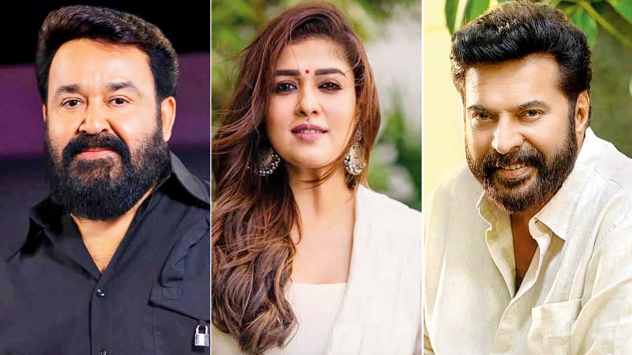 Mohanlal, Nayanthara and Mammootty