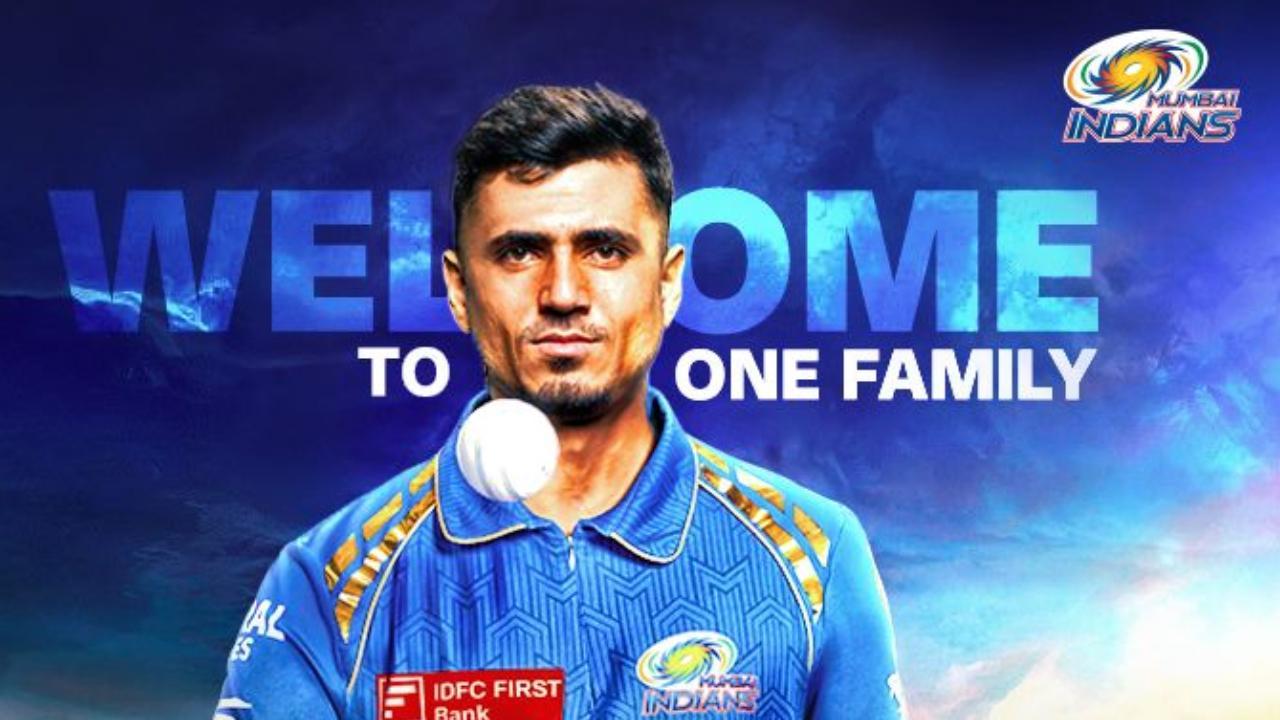 Mumbai Indians sign Mujeeb Ur Rahman