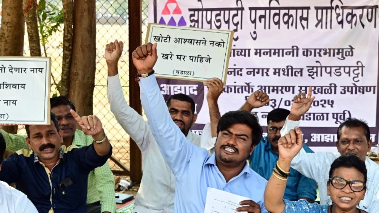 The protesters, many of whom have lived in the area for several decades, are calling for the authorities to address the issue