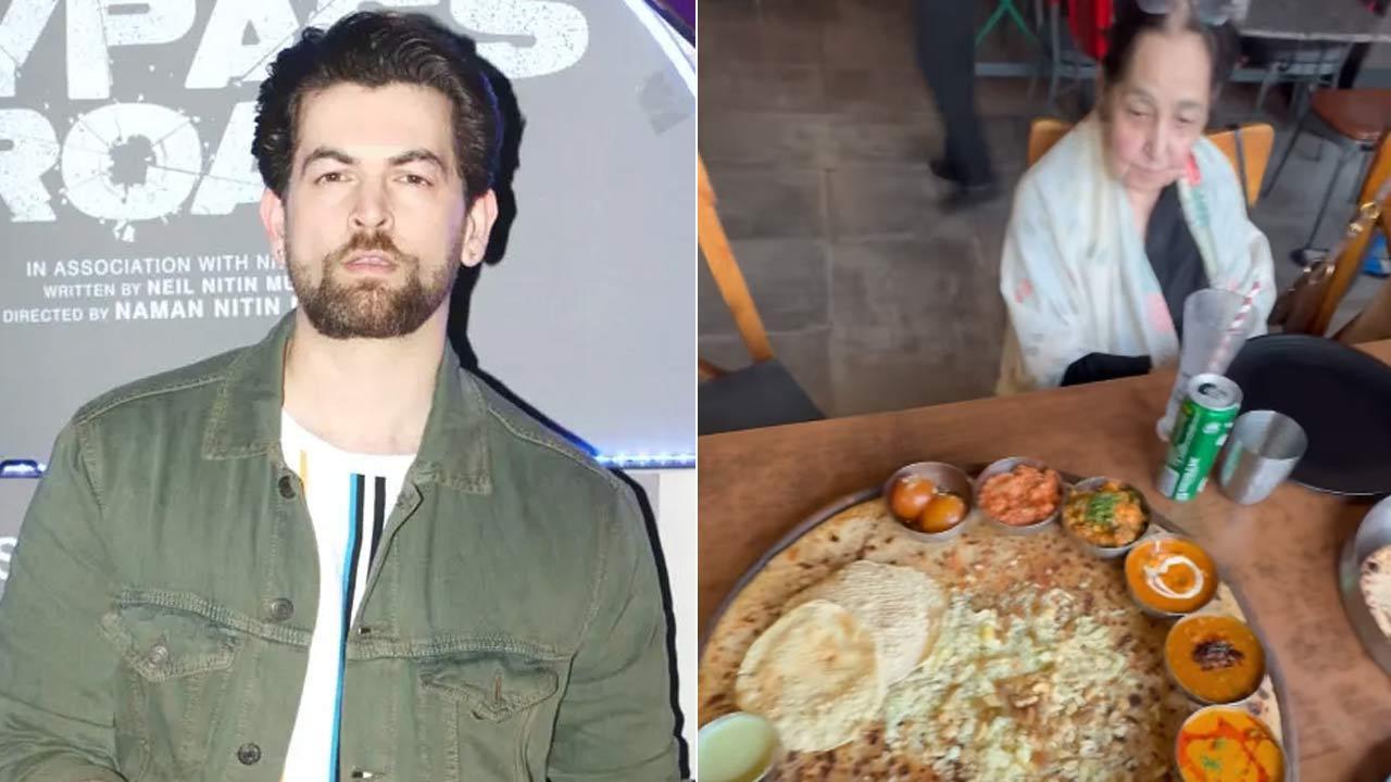 Neil Nitin Mukesh treats his grandmother with 'thali fit for queen', see video