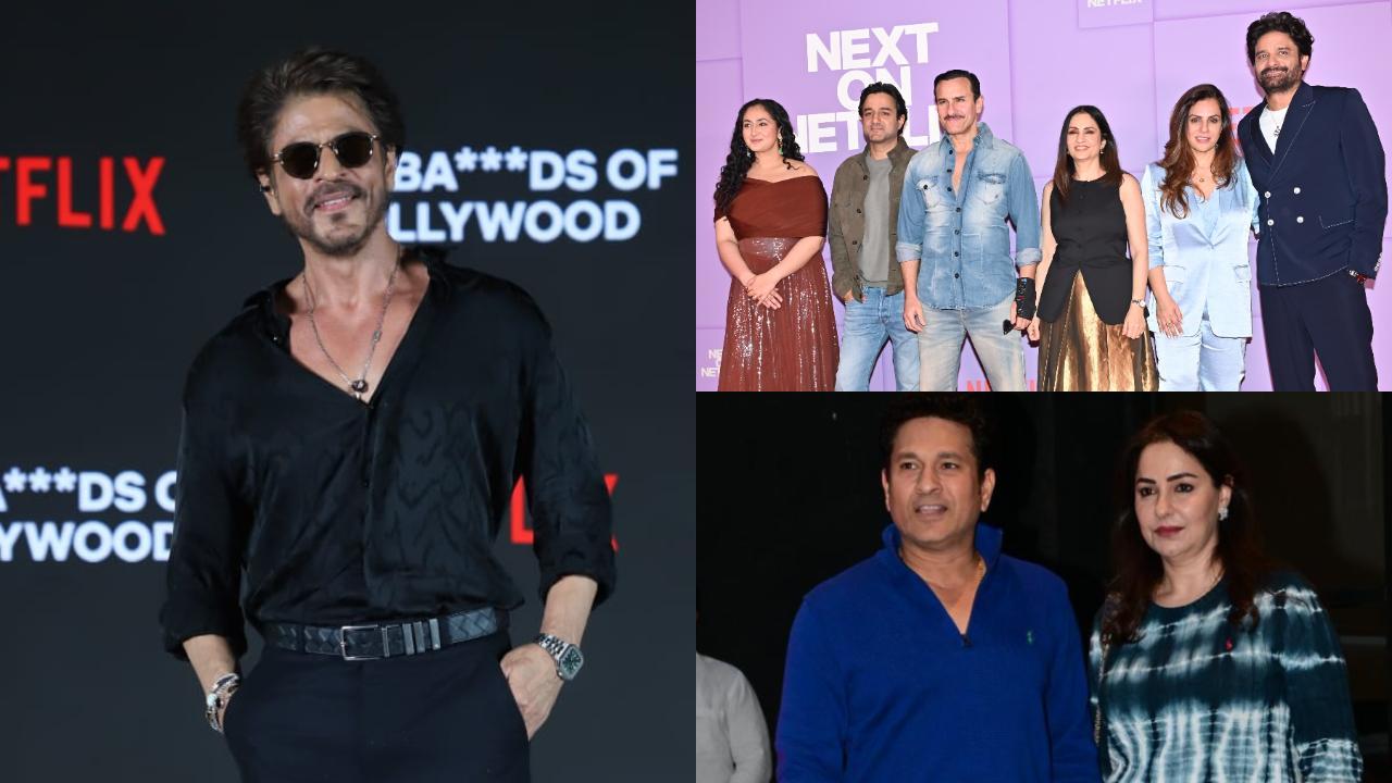 Spotted: SRK, Saif Ali Khan at Netflix event; cricketers at Loveyapa screening