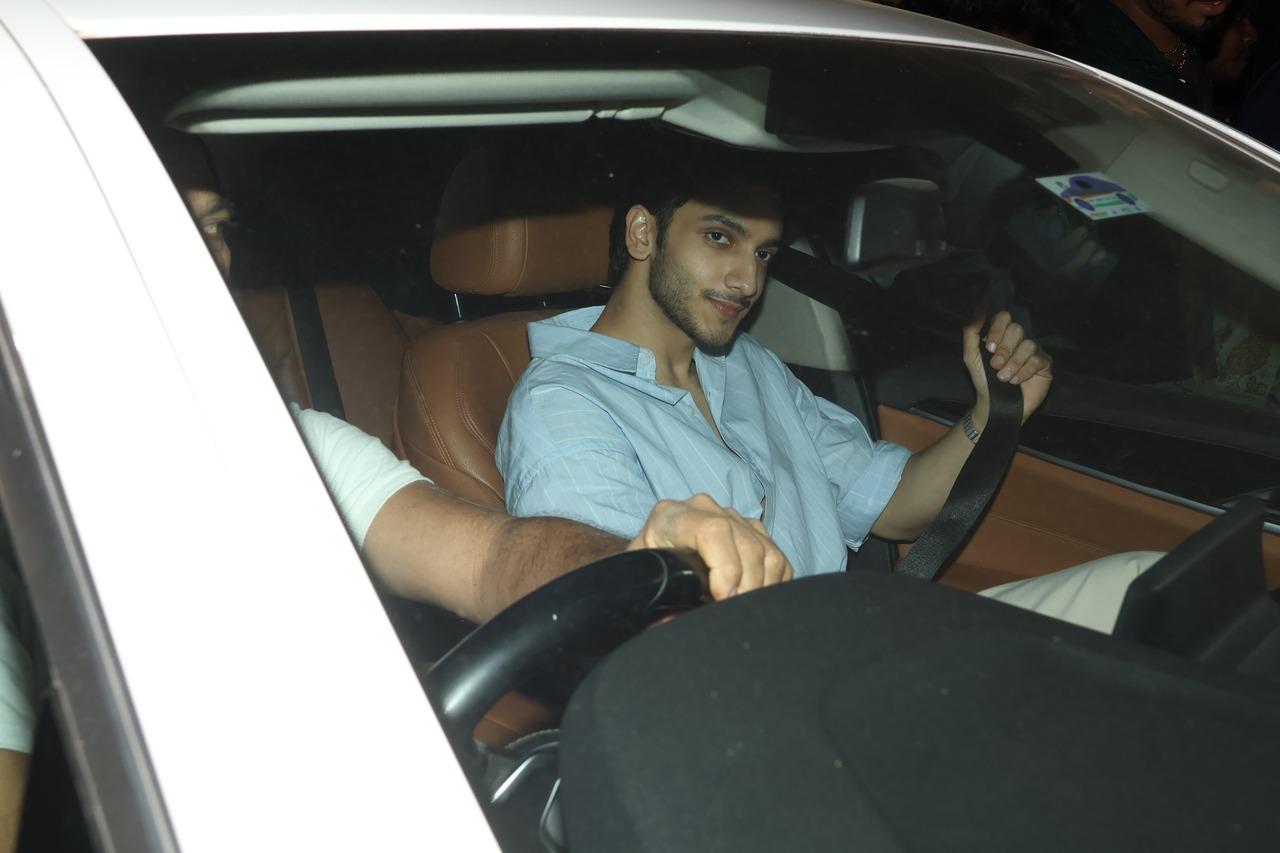 Vedang Raina attended a special screening of Loveyapa last night which features his rumoured girlfriend Khushi Kapoor.