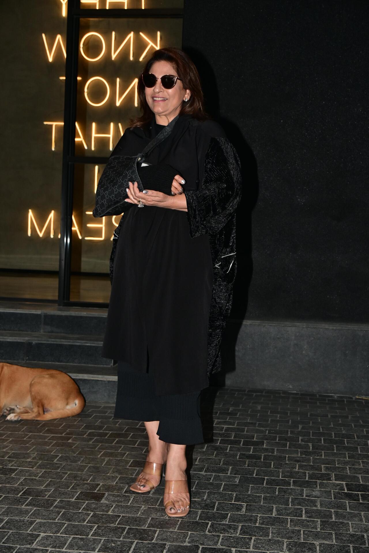 Archana Puran Singh also showed up despite a fractured arm, caused by a recent accident.