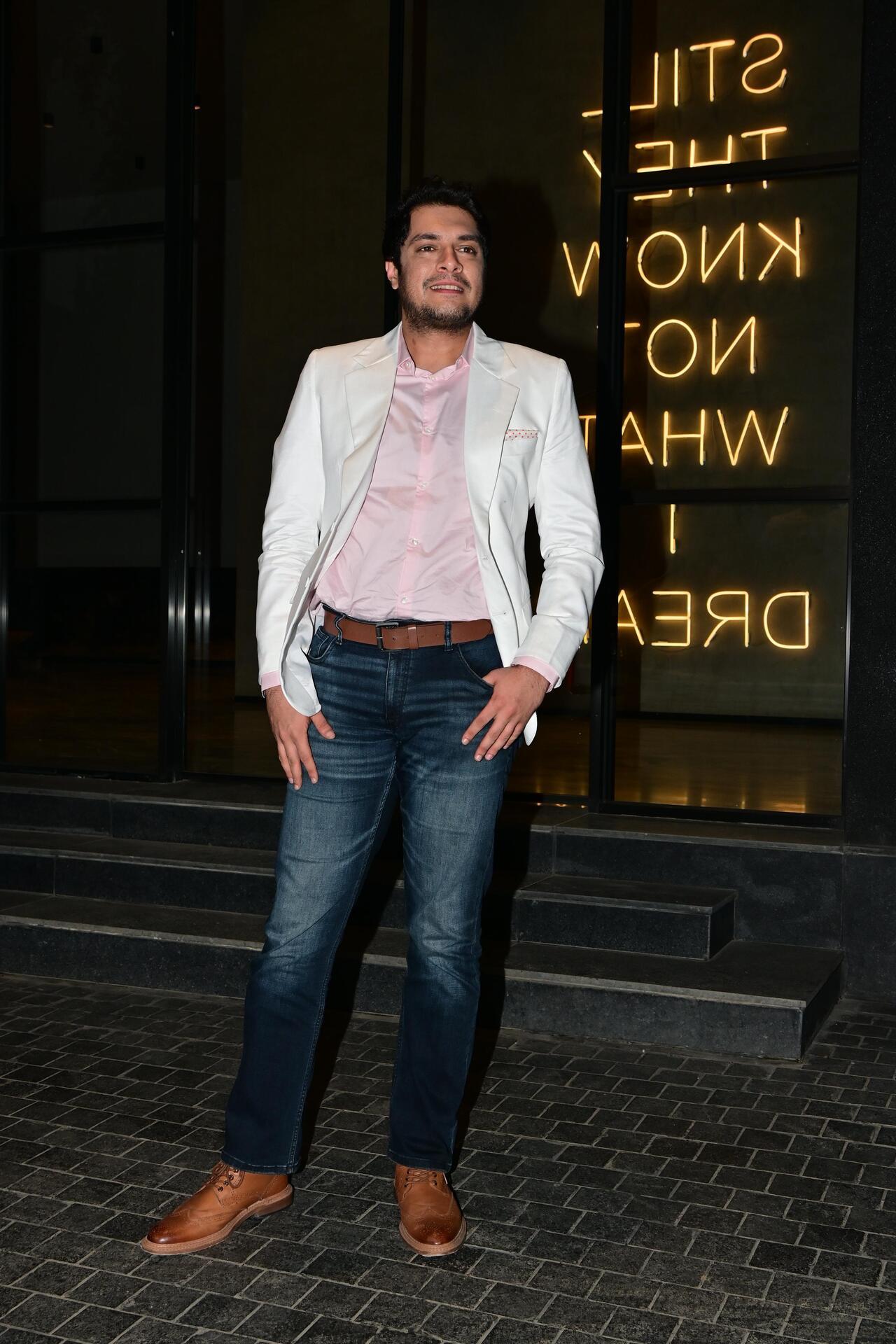 Junaid Khan was spotted at yet another screening of Loveyapa.