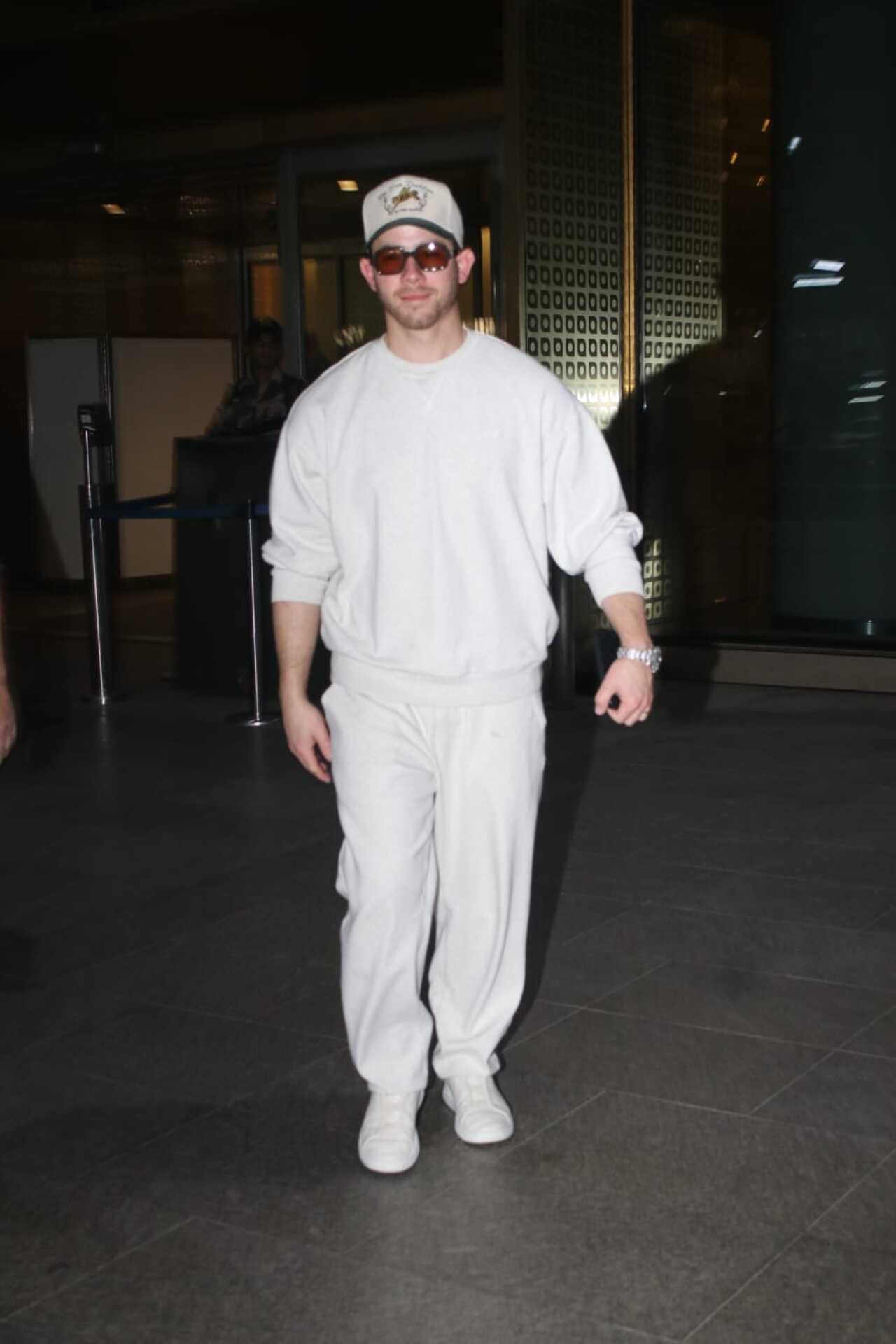Nick Jonas arrived in Mumbai to attend the wedding of his brother-in-law Siddharth Chopra.