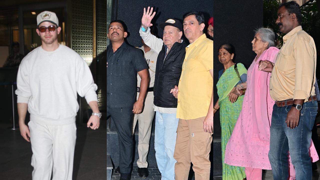 Spotted: Nick Jonas in Mumbai; Salman Khan’s parents attend Loveyapa screening