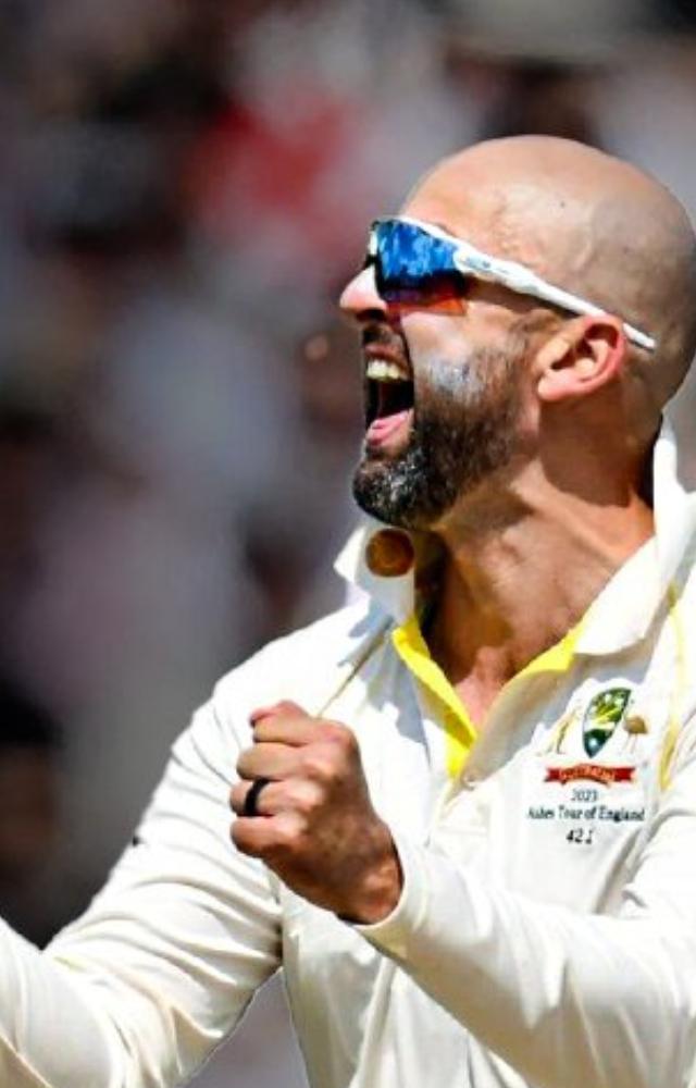 Lyon claimed 550 Test wickets, joining Warne (708) and McGrath (563)