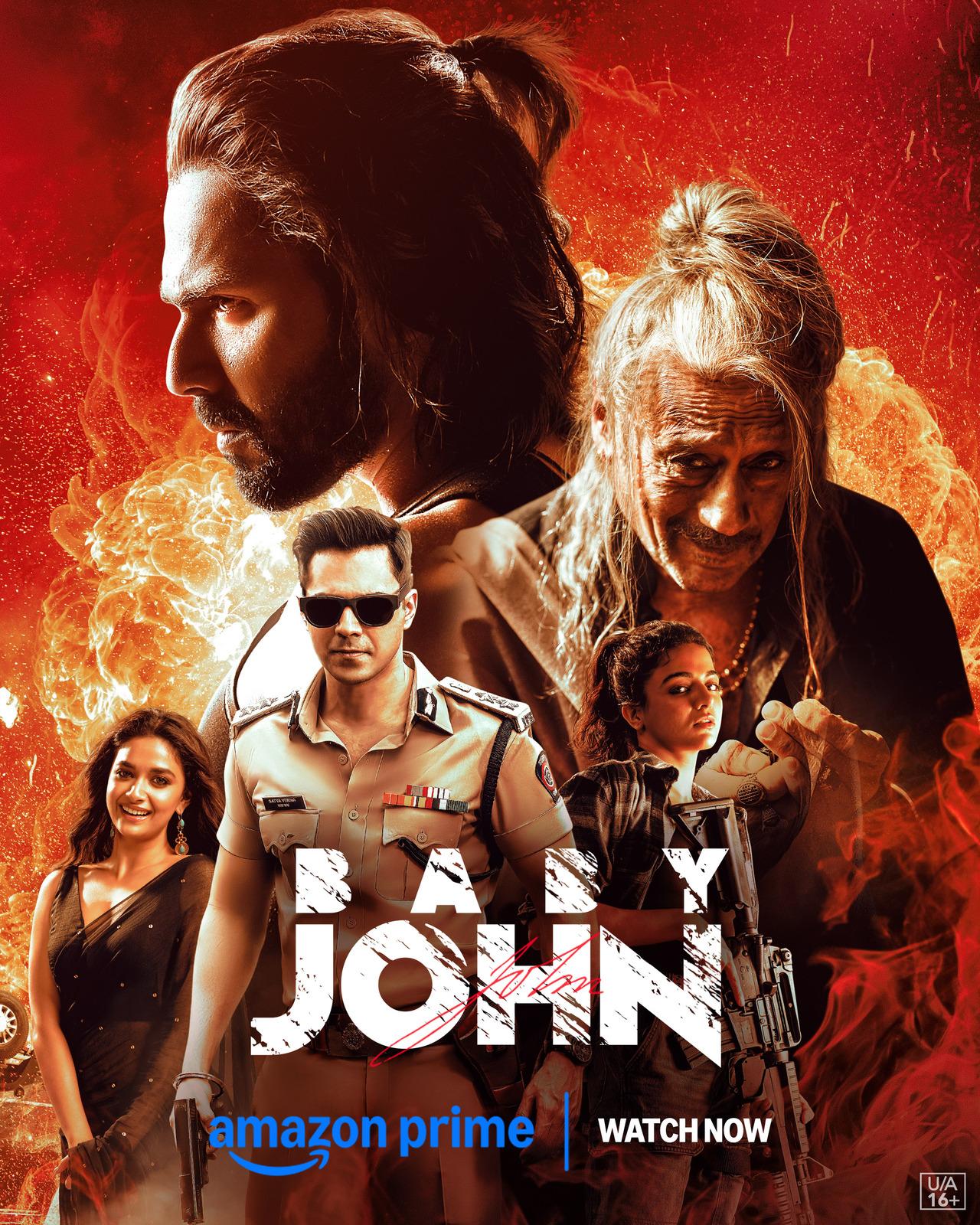 Baby John (Prime Video, February 19) 
Baby John follows the story of DCP Satya Verma who fakes his own death to protect his daughter from the dangerous politician Babbar Sher.Boasting a spectacular ensemble cast led by Varun Dhawan, Keerthy Suresh, Wamiqa Gabbi, Rajpal Yadav, and Jackie Shroff, the film features special cameos from Salman Khan, Sanya Malhotra, and Sheeba Chaddha. 