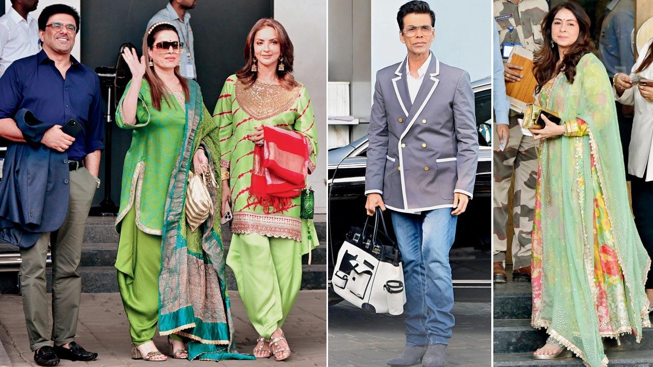Girl gang plus one: Samir Soni, Neelam Kothari; Seema Sajdeh; Dapper every day: Karan Johar; Bhavana Pandey