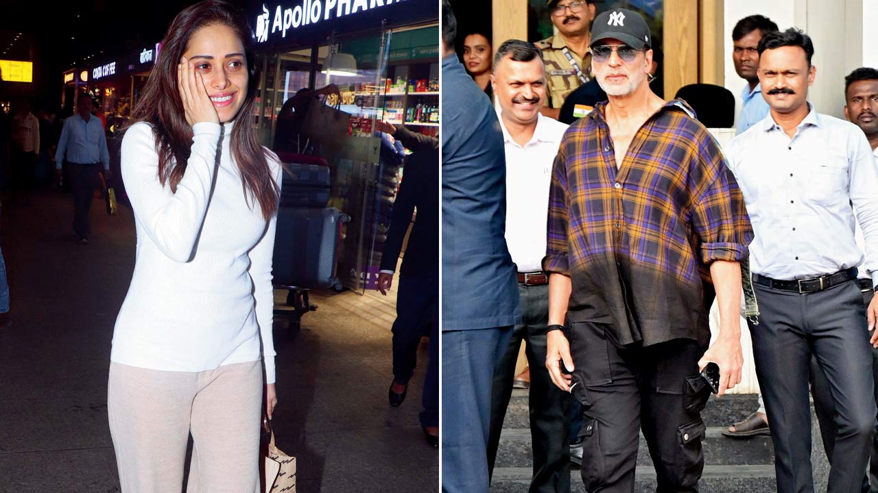 Nushrratt Bharuccha and Akshay Kumar