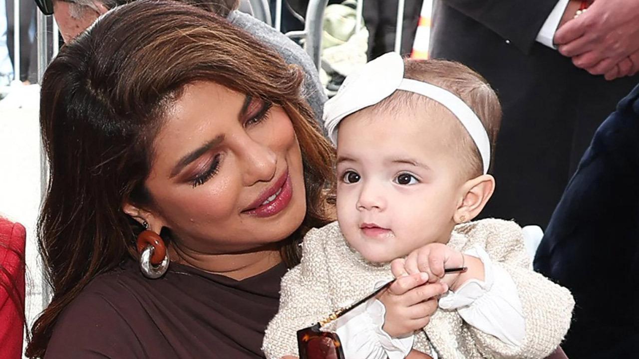 Priyanka Chopra turns human shield for daughter Malti Marie, watch