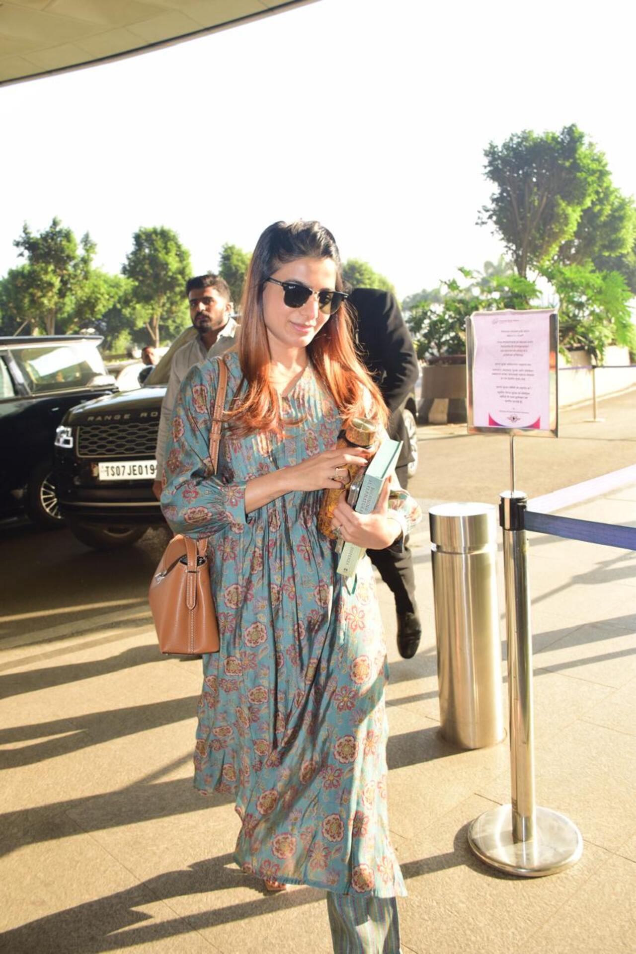 Samantha Ruth Prabhu jetted off after fulfilling professional commitments in the city.