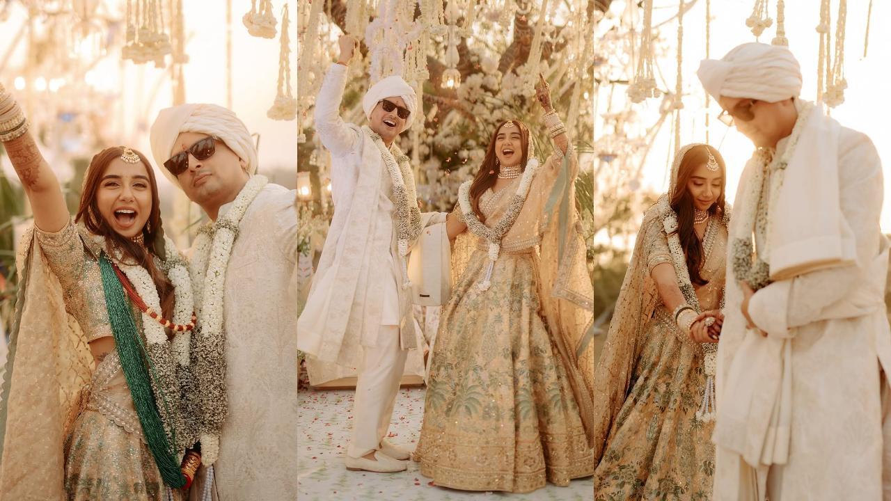 First pics! Prajakta Koli and Vrishank Khanal tie the knot in a dreamy wedding