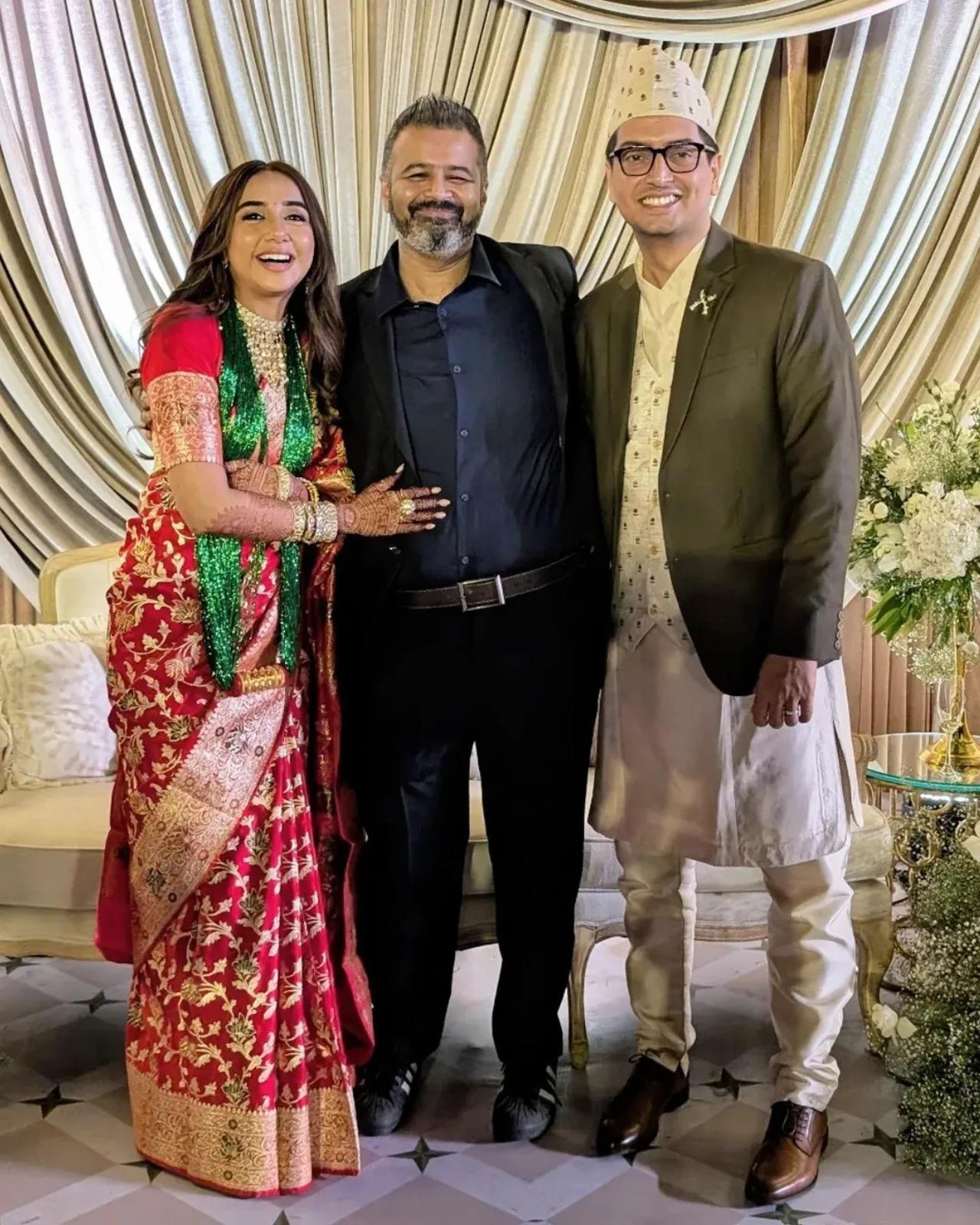 Interestingly, Prajakta also wore a tilhari, which is a traditional Nepali necklace that is worn by married women to honour her husband’s culture.