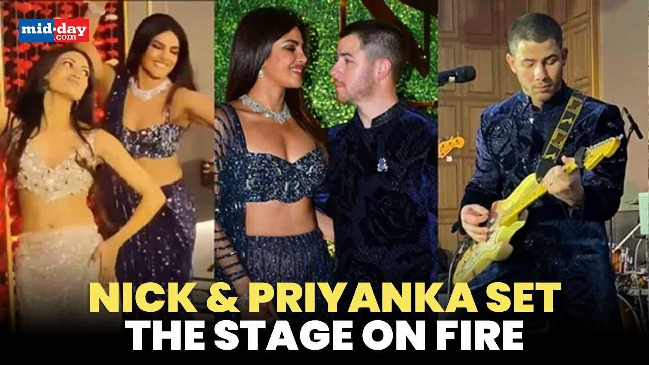 Nick Jonas & Priyanka Chopra’s Performances Light Up Siddharth Chopra’s Sangeet