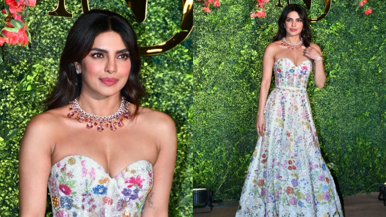 Priyanka Chopra flaunts a diamond necklace worth crores at brother Siddharth’s sangeet ceremony