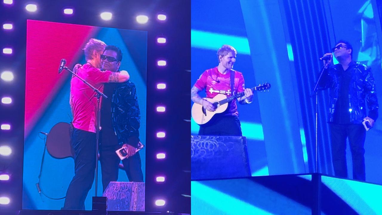 'Shape of Urvasi': AR Rahman brings the house down at Ed Sheeran's Chennai concert, watch