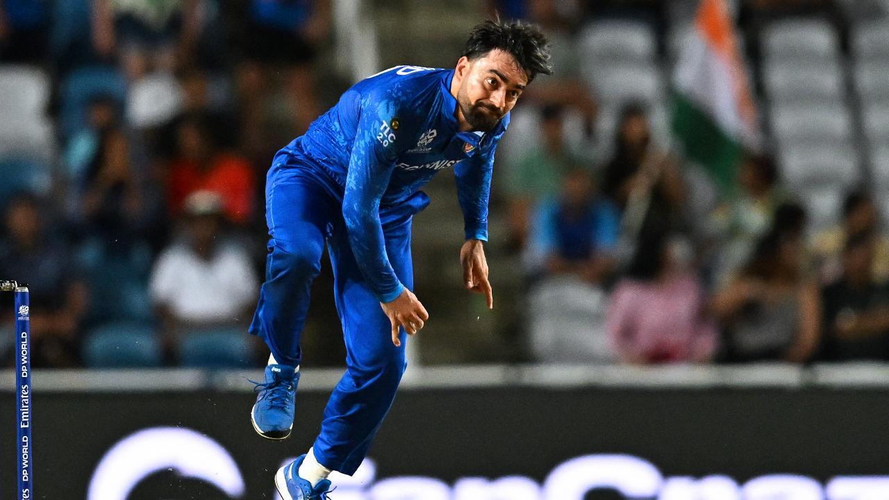 Rashid Khan. Pic/AFP