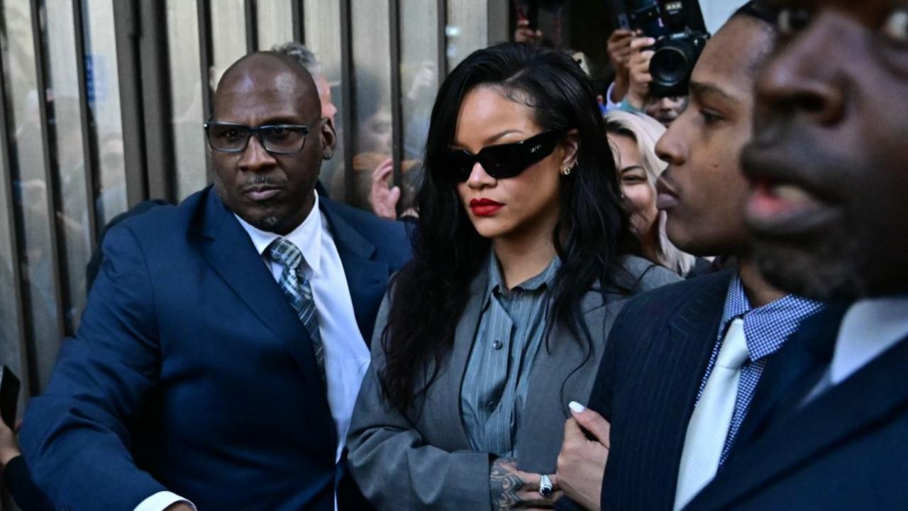 Rihanna snaps at fan who asked an offensive question to A$AP Rocky following acquittal in shooting case