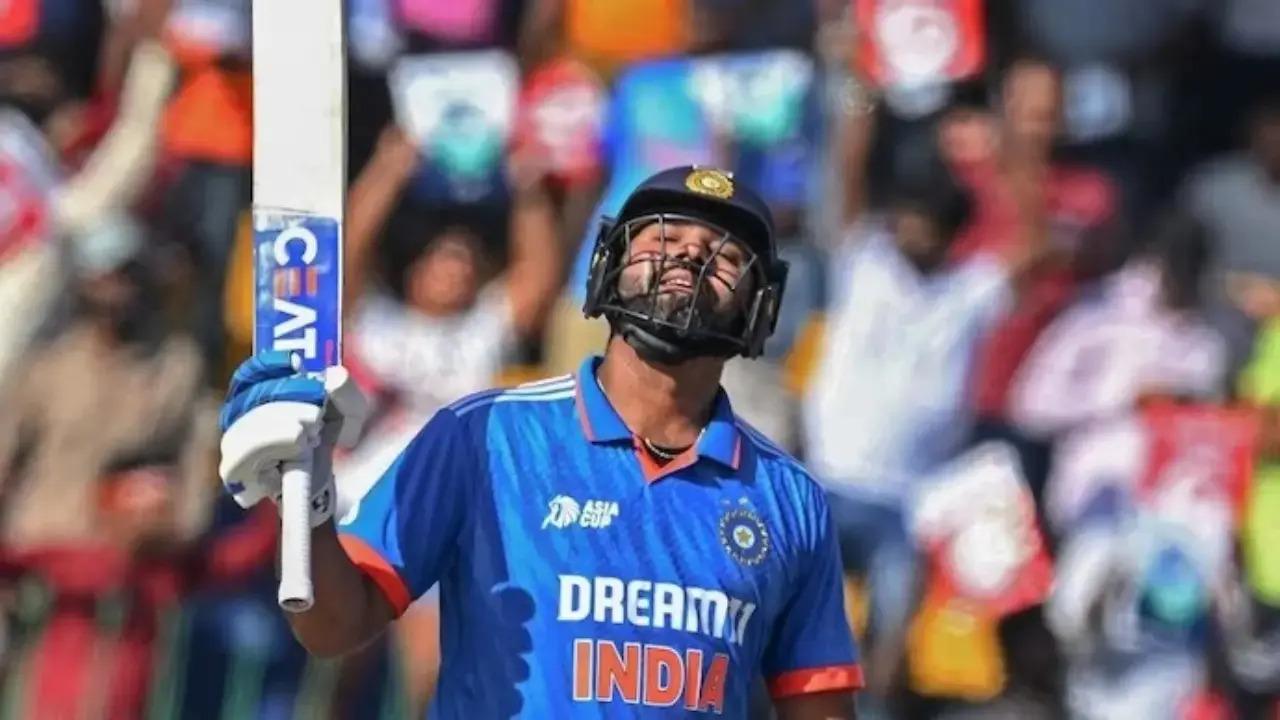 Having represented India in 267 ODIs, Rohit Sharma has garnered 10,987 runs with an average of 49.26 and a strike rate of 92.70. So far, he has 32 centuries and 57 half-centuries. Currently, he is the 10th-highest run-scorer in the format