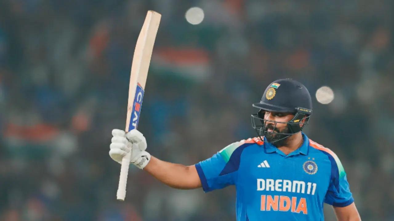 Team India skipper Rohit Sharma departed on just one run after smashing a match-winning century in the previous match against England