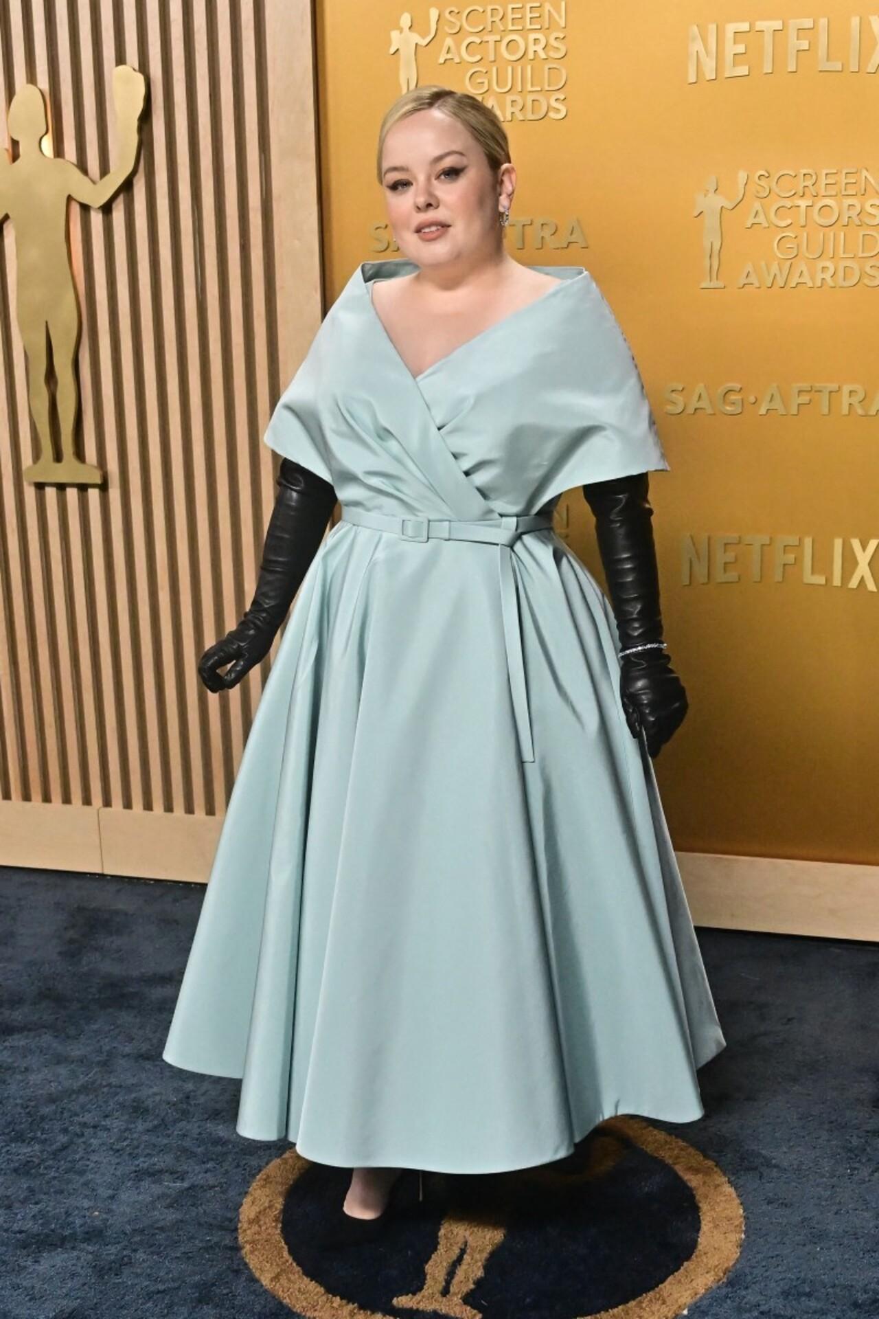 Irish actress Nicola Coughlan made a statement in custom Dior, accessorizing with Bucherer jewelry