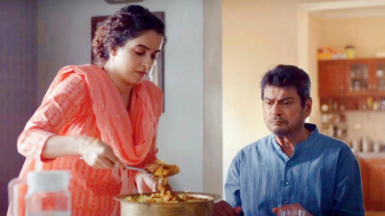 Sanya Malhotra and Kanwaljit Singh in Mrs