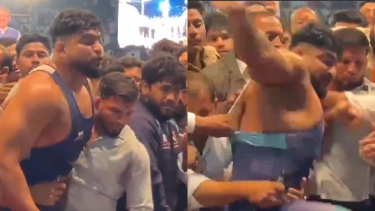 Maharashtra Kesari wrestling bouts spiral into disorder after loser kicks referee on the chest: WATCH