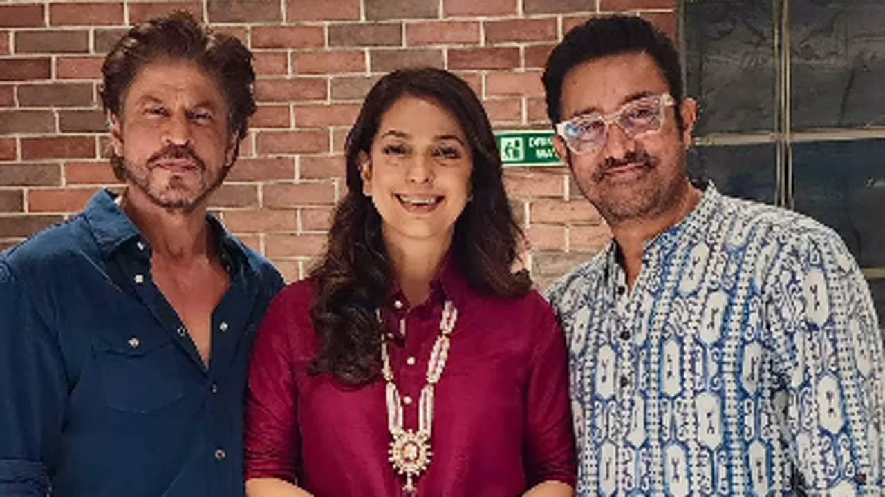 Juhi Chawla walks down the memory lane with SRK and Aamir Khan
