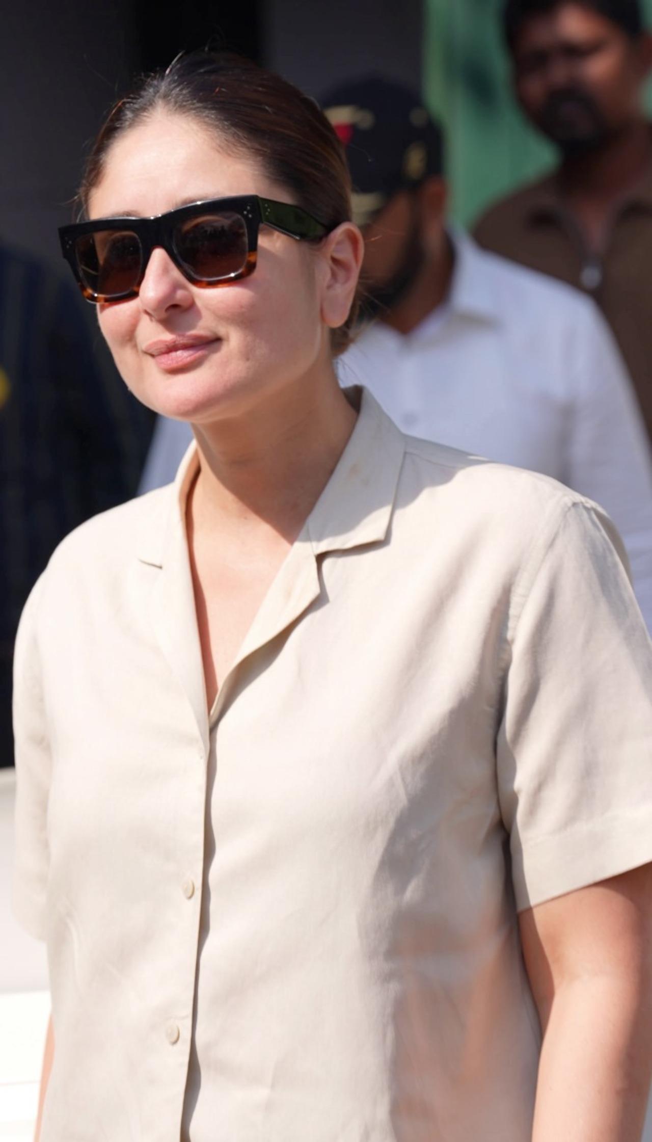 Kareena Kapoor was at the launch of a clothing store in Mumbai.