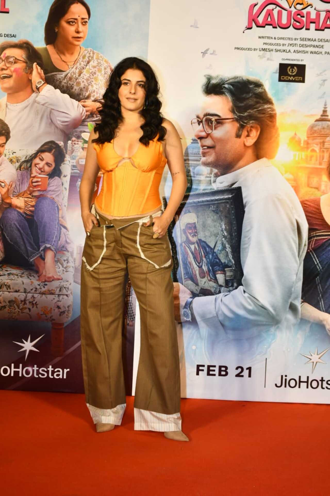 Isha Talwar looked stunning at the screening.