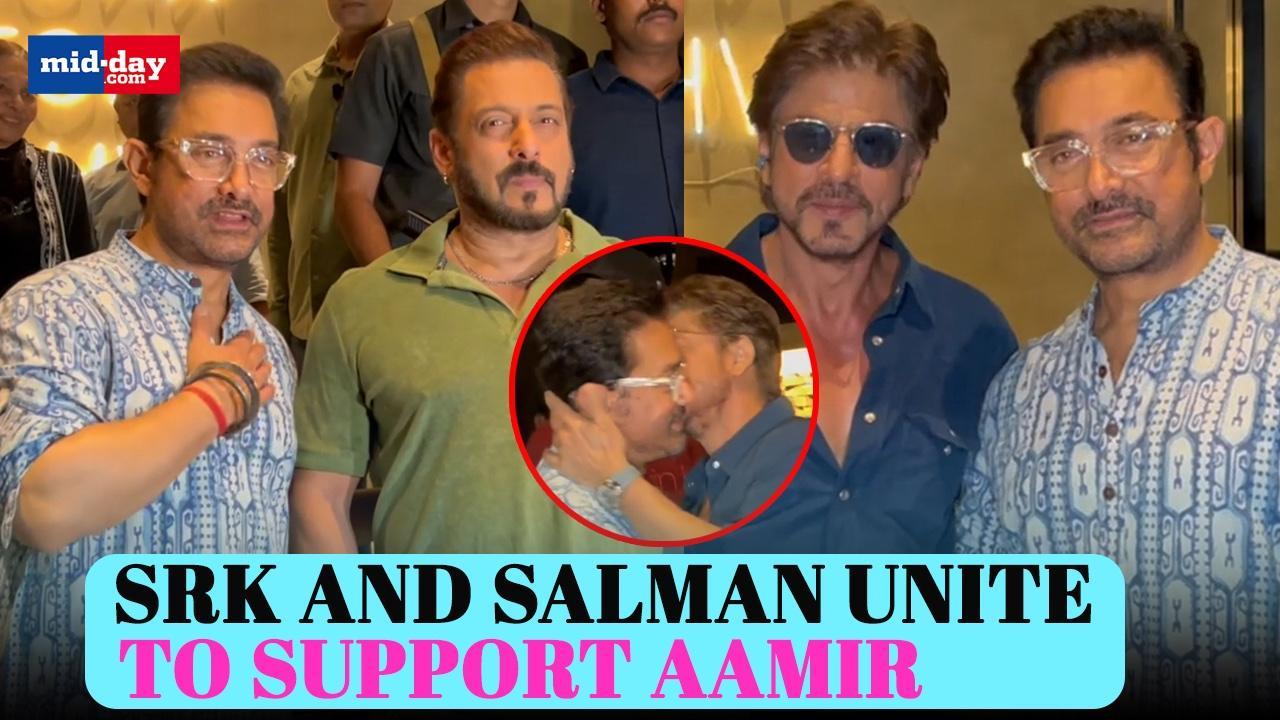 Shah Rukh Khan, Salman Khan, & Aamir Khan Steal the Show at 'Loveyapa' Screening