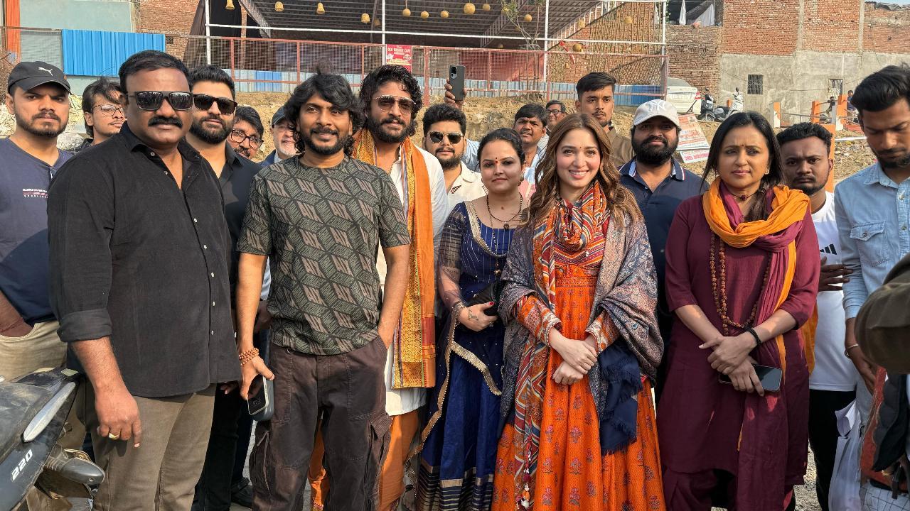 Tamannaah Bhatia unveils teaser of her film Odela 2 at MahaKumbh mela, watch 
