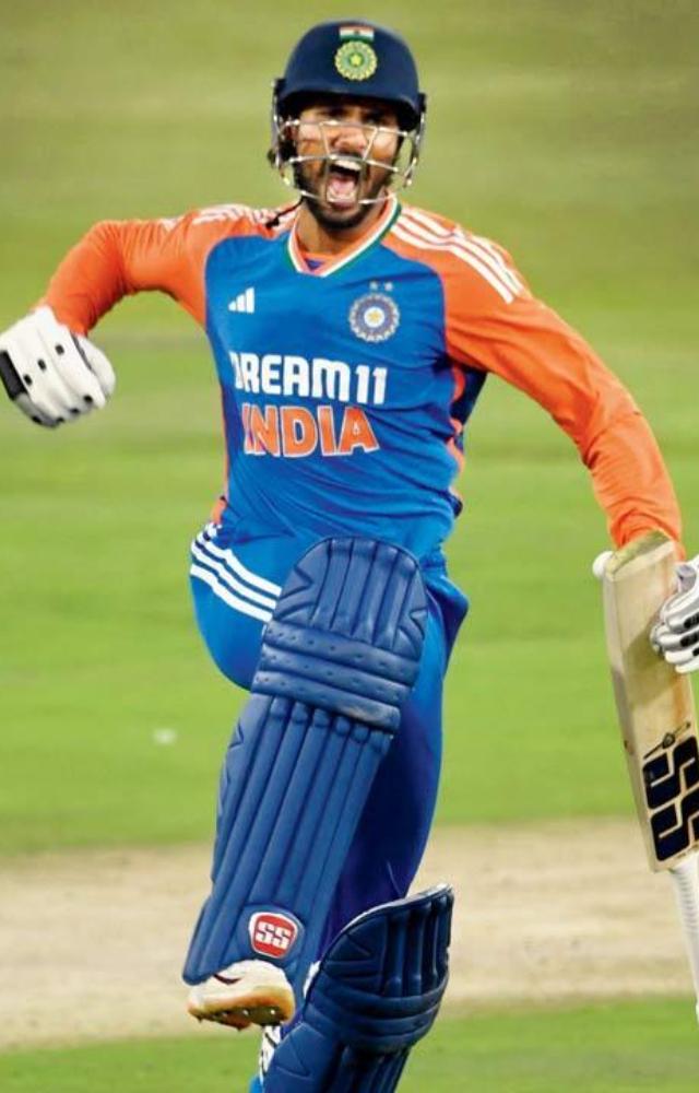 Tilak Varma dropped a rung to the third place in the men`s T20I rankings