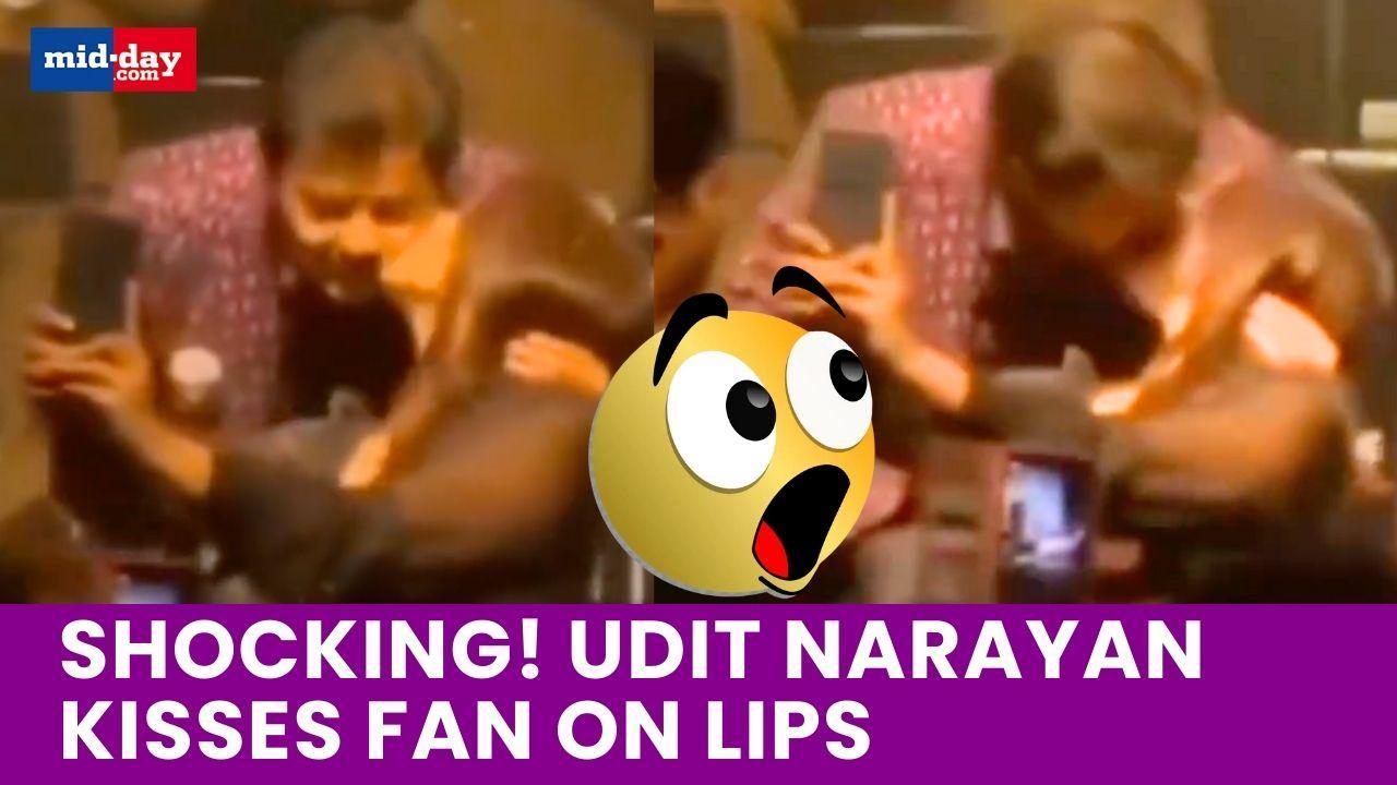 Singer Udit Narayan kisses female fans during live show, sparks social media out