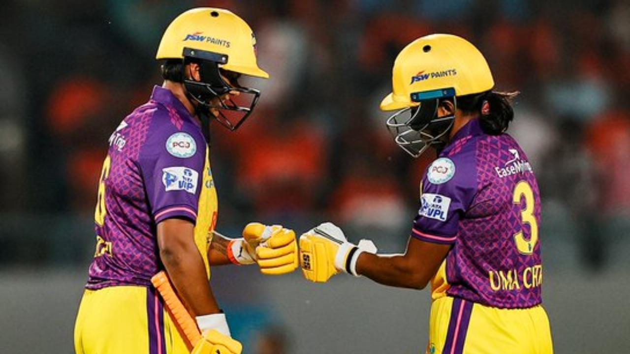 Coming to bat at number three, Uma Chetry played a knock of 24 runs in 27 deliveries including 4 fours