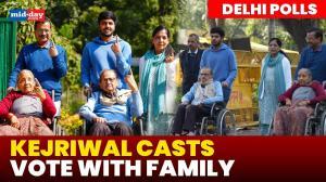 Delhi Elections 2025: Kejriwal casts his vote with family – Watch video