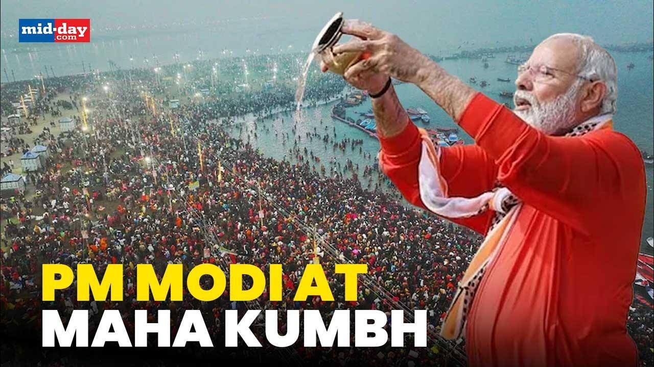 Maha Kumbh 2025: PM Modi takes holy dip at Triveni Sangam - Watch video