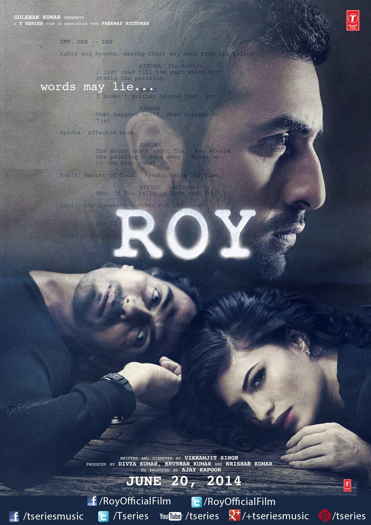Roy (Feb 13, 2015) 
The Ranbir Kapoor, Jacqueliene Fernandez and Arjun Rampal-starrer opened at Rs 10.4 cr. It's lifetime collection is at Rs 44.52 cr